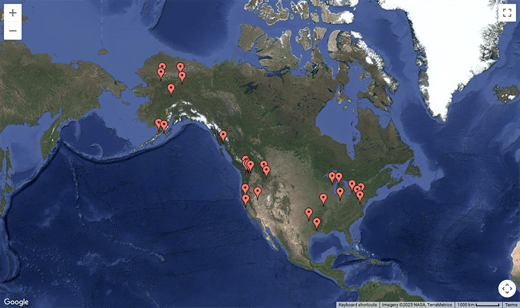 NV5's 3DHP Map of Projects