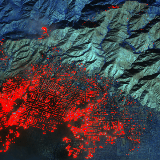 WV3 LA Wildfires 2025